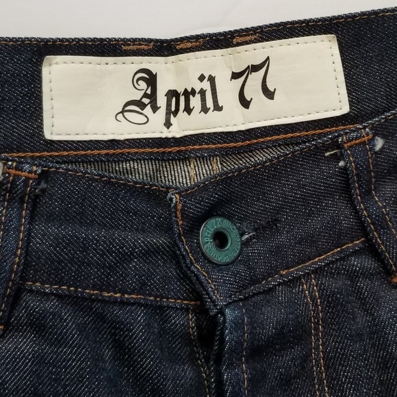 April 77 Sinner Stereo 1955 Dark Wash Jeans Sz 28 - Picture 3 of 8